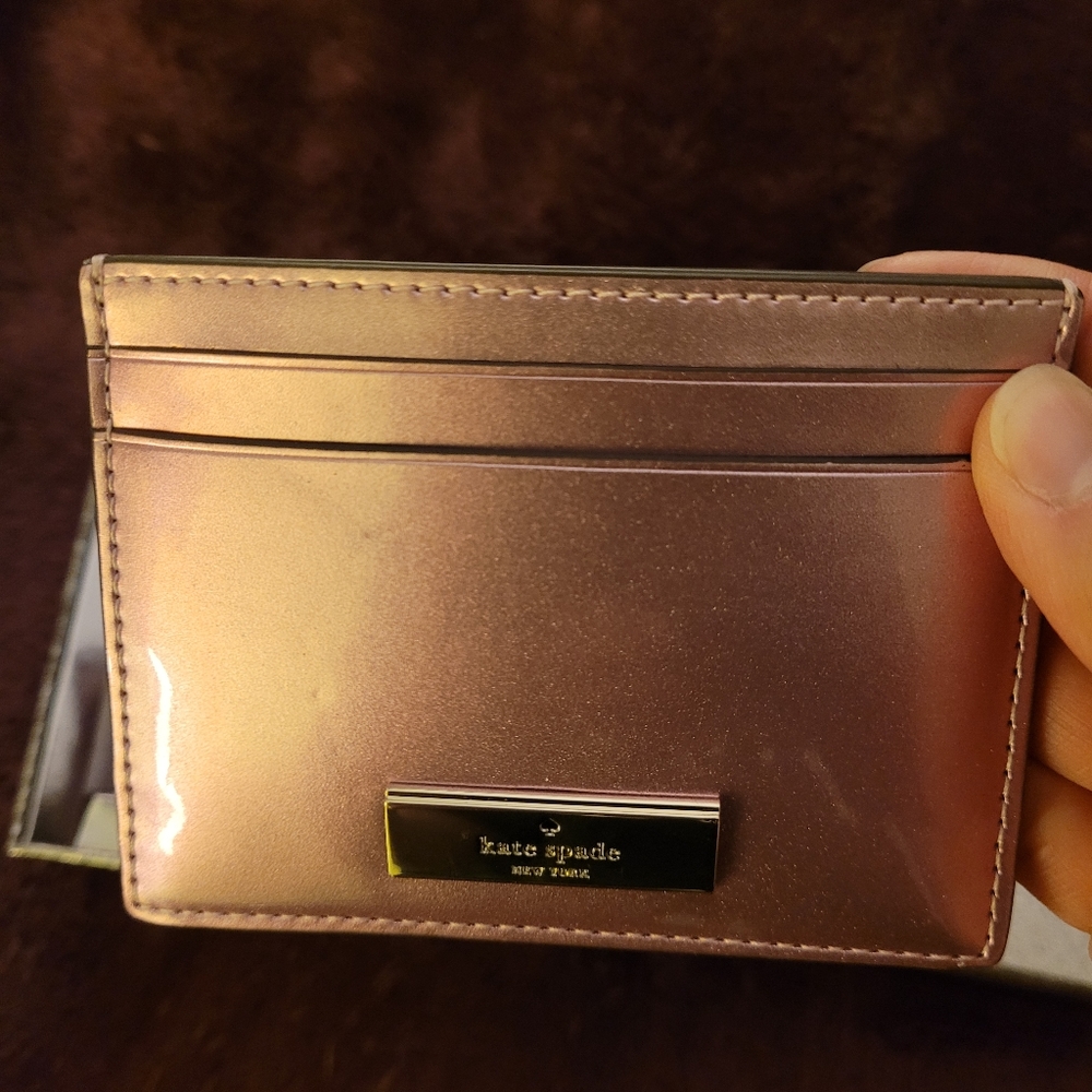 NWT Kate Spade Pink Card Holder - Picture 4 of 14